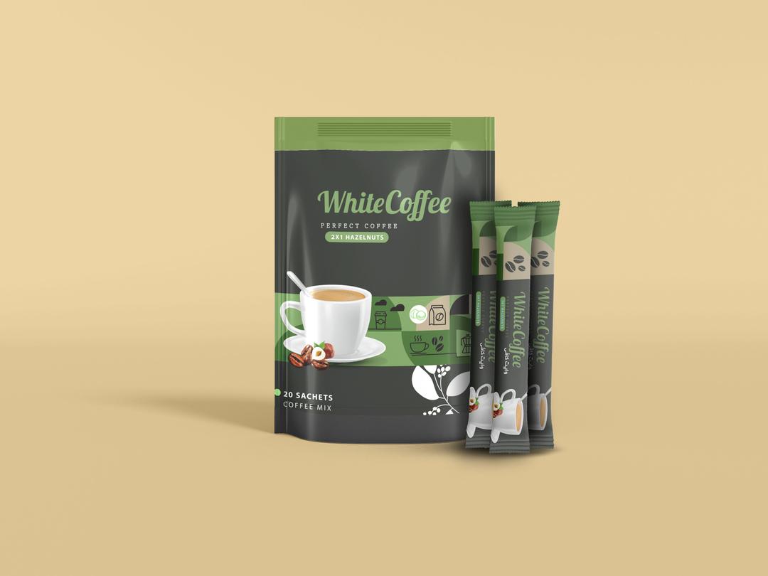 white coffee product